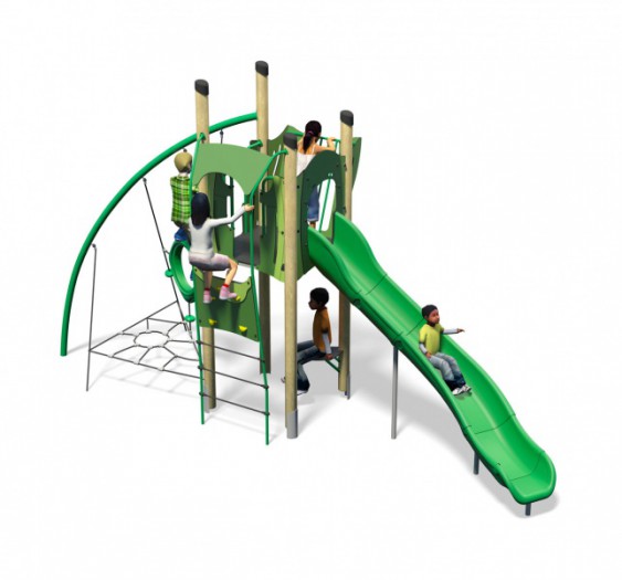 Be-Bop-Plus-All-Green-Inc-Kids-Plastic-Slide