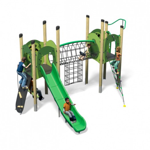 Breakbeat-Plus-All-Green-Inc-Kids-Plastic-Slide