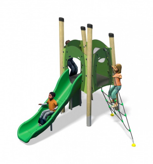 Funk-Plus-All-Green-Inc-Kids-Plastic-Slide