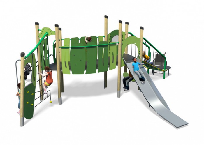 Rumba-Plus-All-Green-Inc-Kids-Steel-Slide