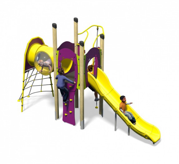 Samba-Plus-Cyclam-Lime-Inc-Kids-Plastic-Slide