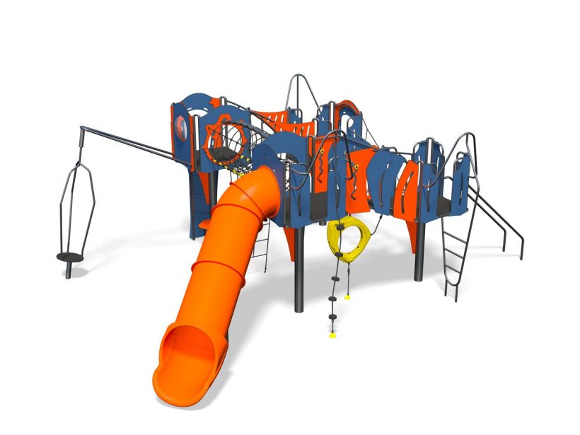 barcelona_plus-blue_orange-plastic_tube_slide
