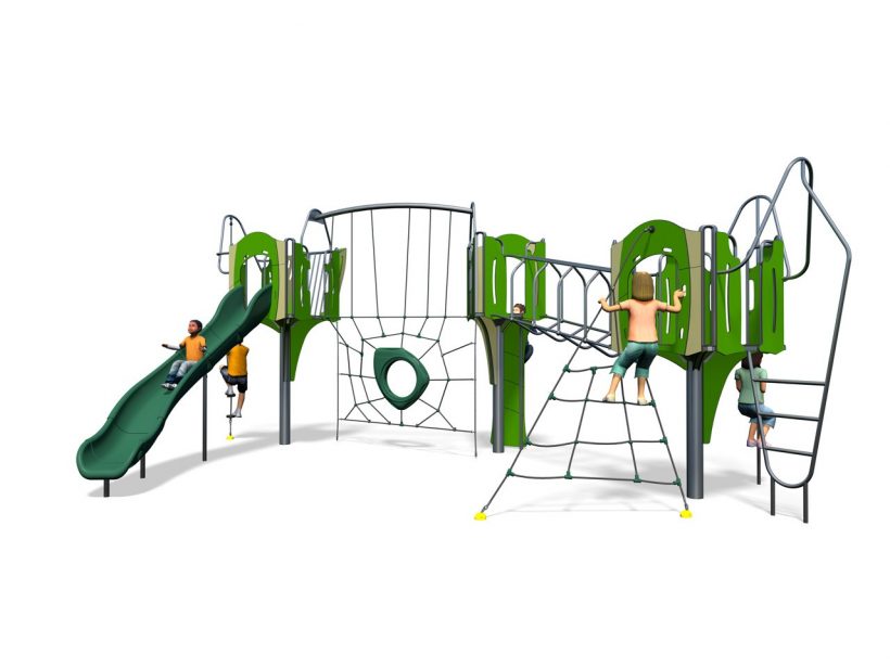 stockholm_plus-all_green-plastic_slide-kids