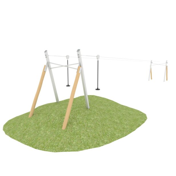 Tyrolienne Double Robinier