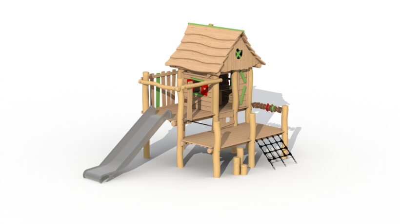 Maison forestier en robinier