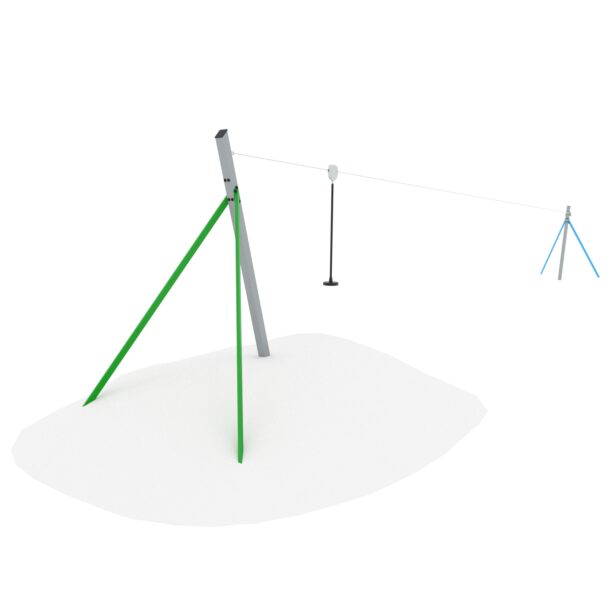 Tyrolienne Faucon Acier 24m