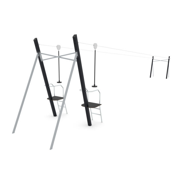 Tyrolienne Montagne Acier 24m