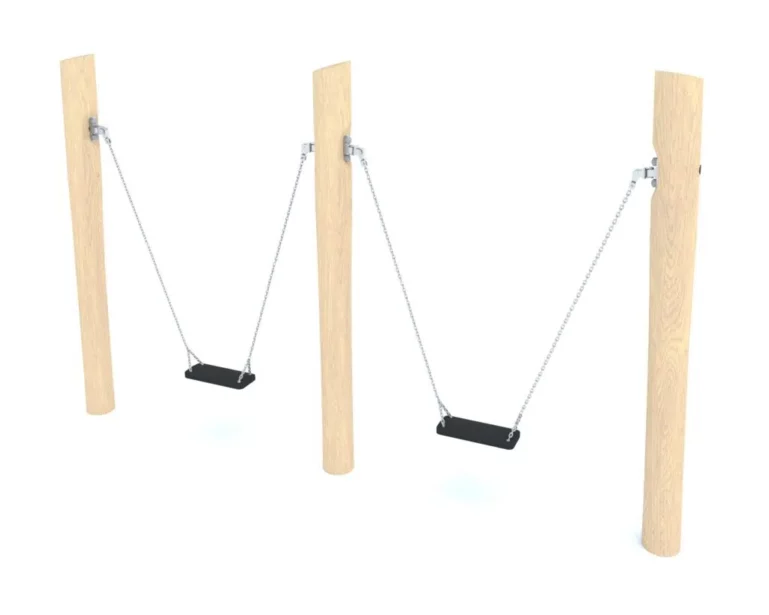 Balançoire SImple Double Robinier