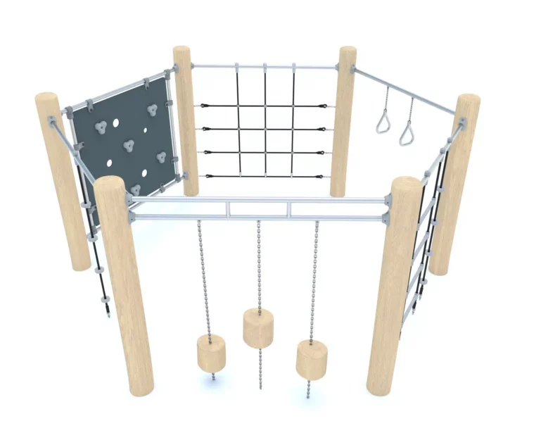 Structure escalade robinier exa