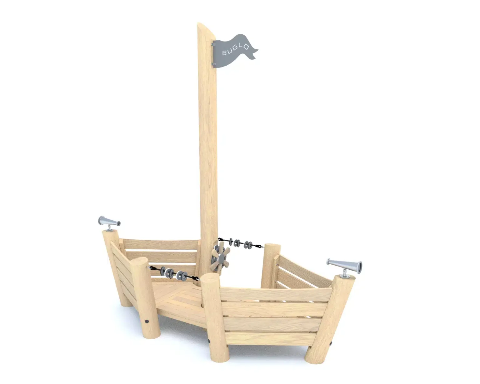 Mini bateau Robinier