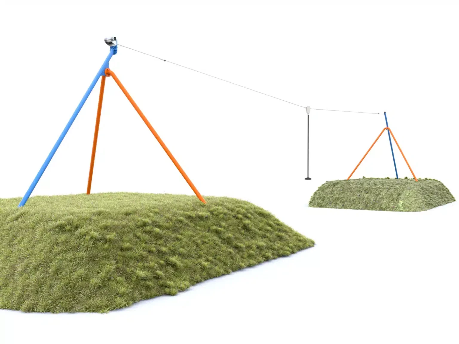 Tyrolienne Glisse Acier 25m