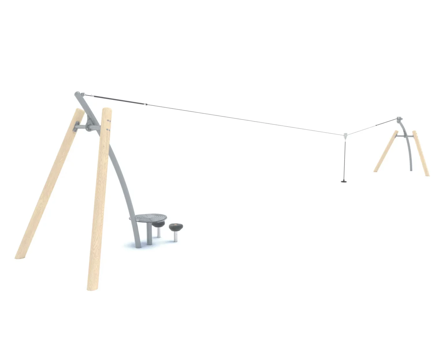 Tyrolienne Robinier 24m