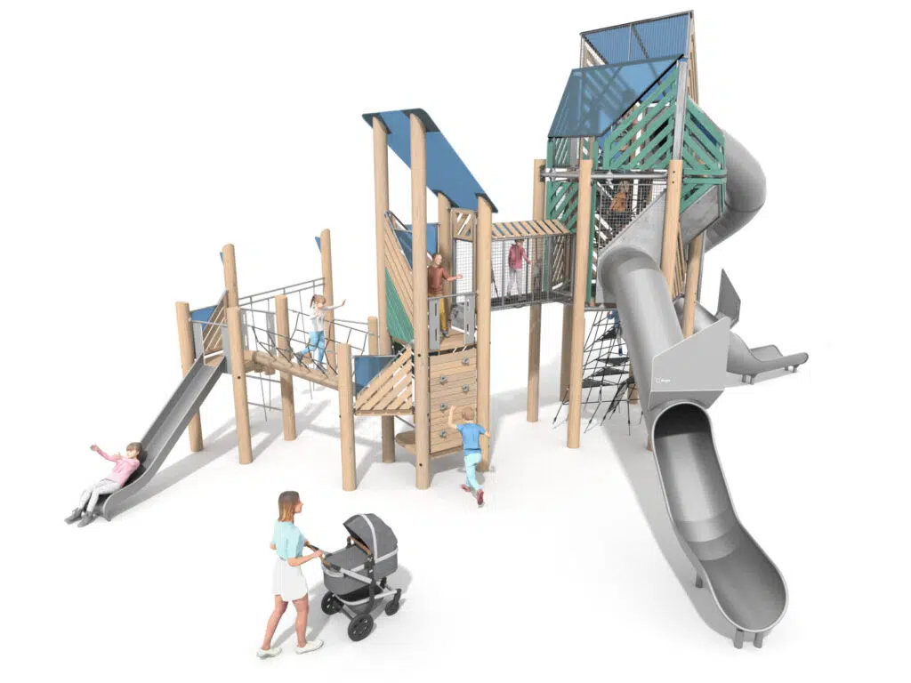 Tour Solaire Double Multi Activités Robinier