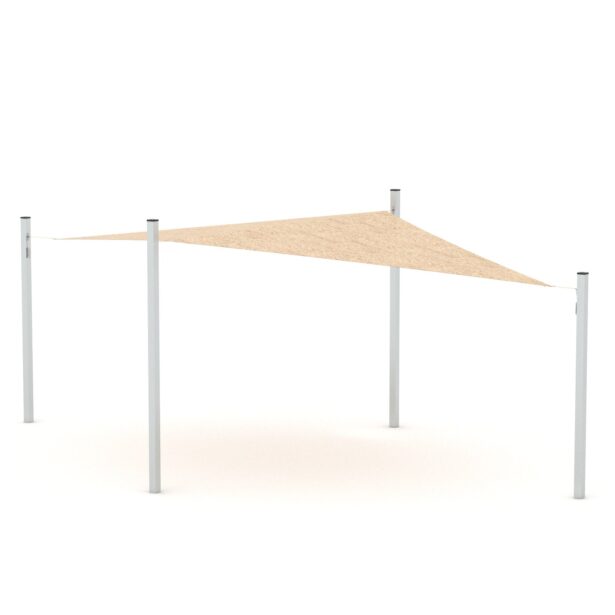 Voile d'Ombrage Triangle 4 pieds
