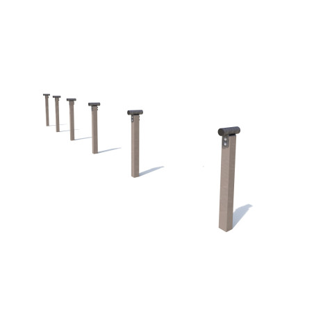 Parcours saute-mouton (acier)