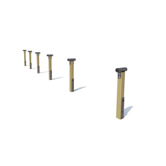 Parcours saute-mouton (bois)