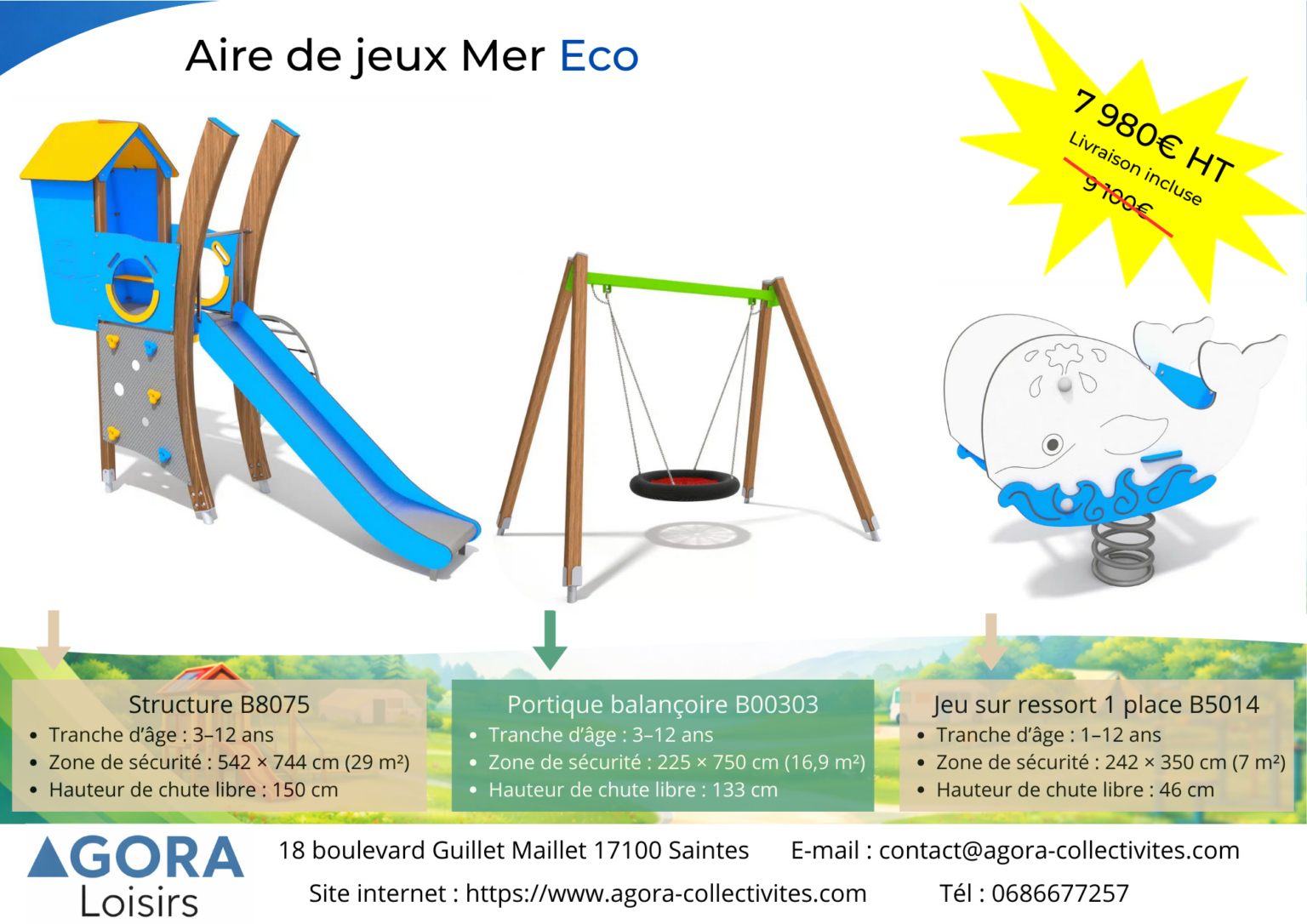 Offre aire de jeux Mer Eco