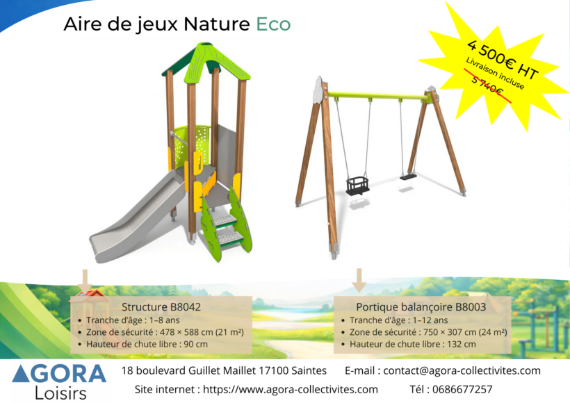 Offre aire de jeux Nature Eco