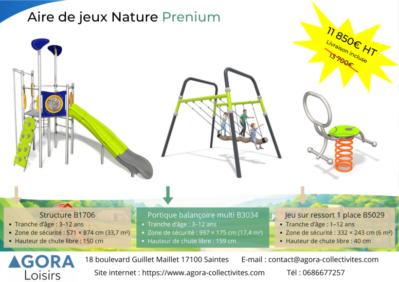 Offre aire de jeux Nature Prenium