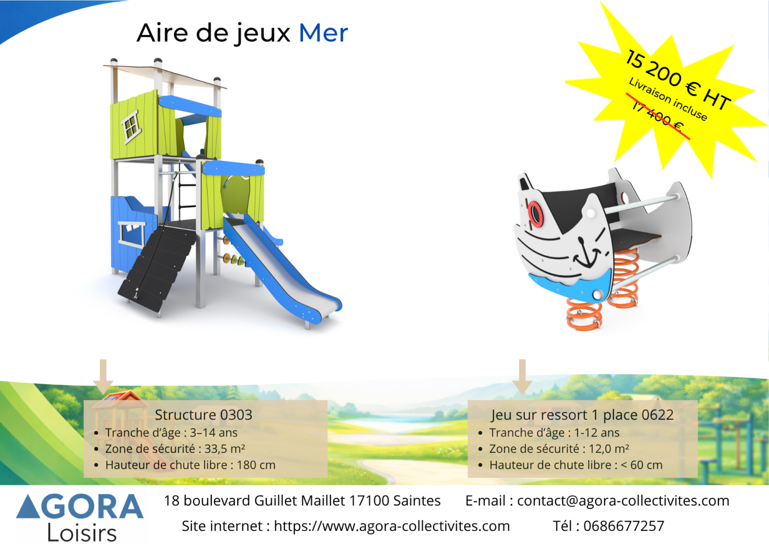 Aire de jeux Mer