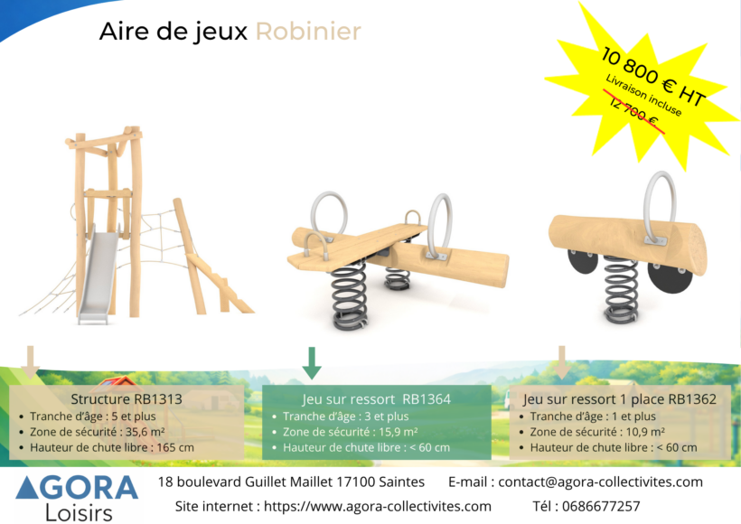 Aire de jeux Robinier